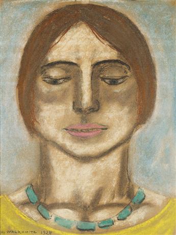 ABRAHAM WALKOWITZ Portrait of Isadora Duncan.